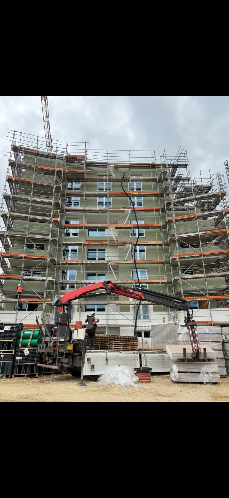 Fassadenarbeiten am Bayernheim-Projekt in Ingolstadt - Bild 2