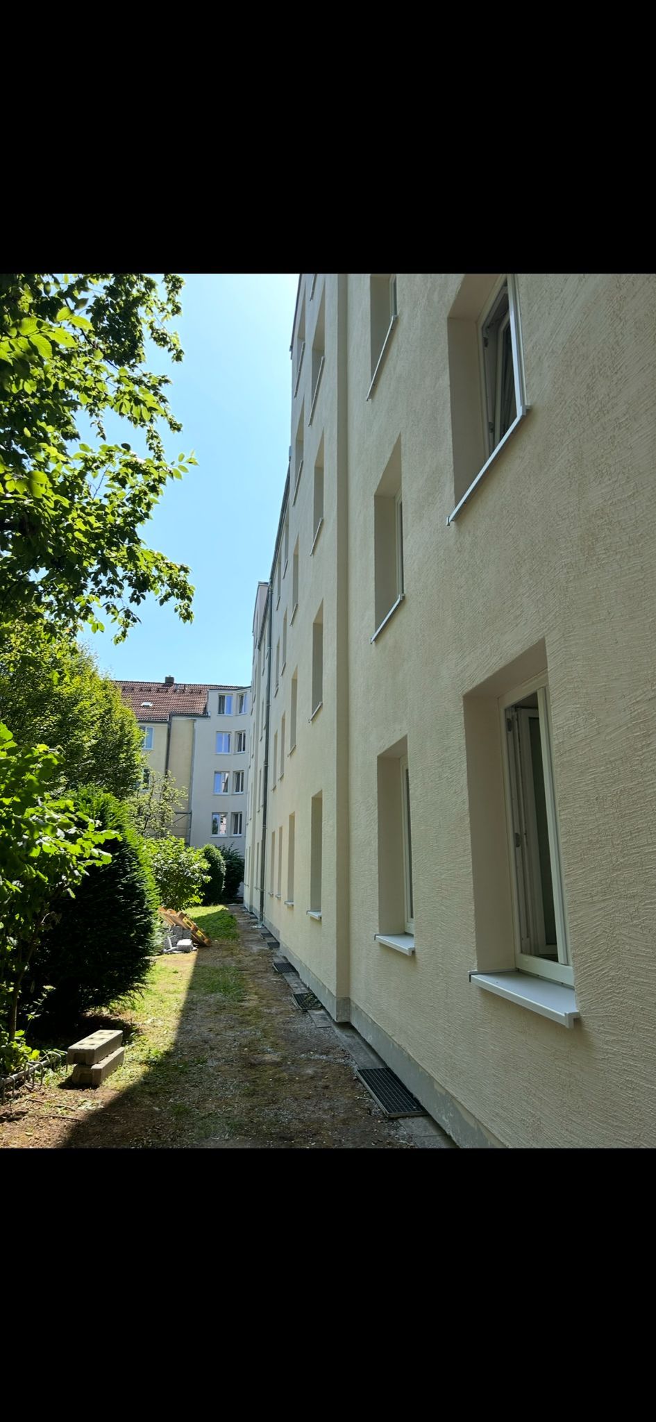 Fassadenarbeiten an einem Wohnobjekt in München